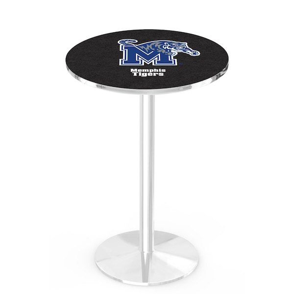 42" Chrome Memphis Pub Table
